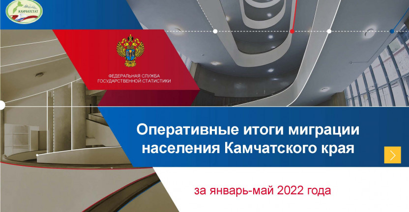 Оперативные итоги миграции населения Камчатского края за январь-май 2022 года